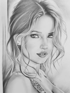 Custom pencil portrait